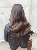 大人上品*脱白髪染めハイライト*ベージュブラウン*白髪ぼかし