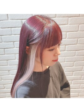 フラミューム(flammeum) 「イヤリングカラー」こっくりピンク×ホワイト