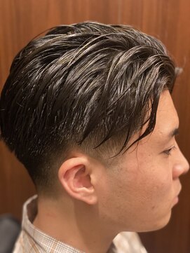 ヒロギンザ 御徒町店(HIRO GINZA) フェードかきあげスタイル