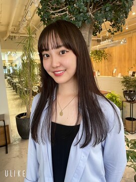 ベル 銀座並木通り店(Belle) ストレートタッチ×シースルーバング