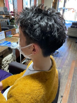 ジュジュル 稲毛本店(jujur) メンズヘアグレージュカラー/ボブウルフ/メンズ/稲毛駅