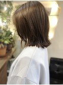 【morio池袋】イメチェンモードショコラアッシュレイヤーボブ