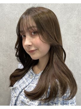 エジョン 三鷹店(Aejon) Olive beige × 顔まわりカット