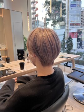 ガリカ 横浜(Gallica) 【後藤嵩広】透明感ハイトーンベージュ×絶壁解消丸みショート