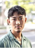 コンマバング/マッシュ/ツーブロック