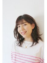 クラク 笹塚店(KURAKU)&nbsp;大人ガーリー/ミディアム/アッシュカラー/20代/30代/笹塚/幡ヶ谷