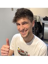 ガニメデ(GANYMEDE)&nbsp;メンズツーブロックマッシュスパイラルパーマ<都島>