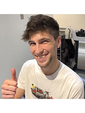 ガニメデ(GANYMEDE) メンズツーブロックマッシュスパイラルパーマ<都島>