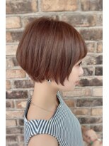 クーエフー(coo et fuu)&nbsp;10代20代30代40代　前髪　マッシュショート　ピンクベージュ藤