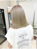 グレー×ライムグリーン