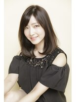 アフロディーテ 銀座(APHRODITE GINZA)&nbsp;黒髪/グレーベージュ/レイヤーロング/前髪パーマ/銀座