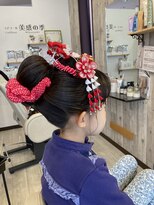 コアフール美感の季&nbsp;七五三　新日本髪