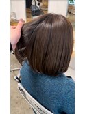 透け感グレージュ【カット+カラー+トリートメント9900円】