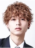 ショートマッシュパーマ 波巻きパーマ/波巻き/メンズマッシュ