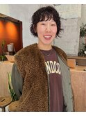 ショートパーマ/暖色カラー/赤髪パーマ/20代/30代/40代