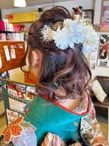 ヘア メイク ココ(hair make coco)&nbsp;ハーフアップでシックに～♪