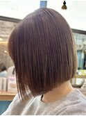 ぱつっとボブ☆美髪ボブ/美髪矯正[北千住]