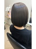 ミニボブ_大人ボブ_ナチュラルブラウン_髪質改善