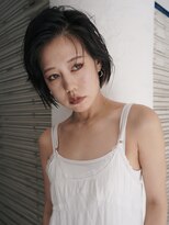 ラーナー(LONER) ぱっつんボブ×ツヤ髪スタイル【LONER神戸三宮】