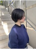 ハンサムショート/10代20代30代/ショートボブ/丸みショート