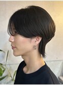 men's hair韓国ベリーショートカルマパーマニュアンスパーマ