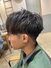 【メンズカット】カット&ミニスパ炭酸泉付　眉毛カット