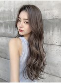 セミロング★アイスグレージュ