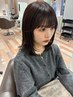 【平日限定】カット＋うる艶カラー￥6500(ブリーチ不可/白髪染め可/泉中央)