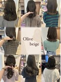 【担当きょうこ】赤み消しオリーブベージュ/イルミナカラー