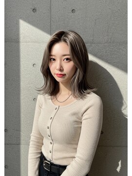 エル 新小岩(elu) 美髪/ワイドバング/レイヤーカット/くすみベージュ/新小岩駅