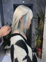 ニューワン バイ ネイバー 立川(Newone by neighbor)&nbsp;レイヤーカットナチュラルハイトーンデザインカラー[立川駅]