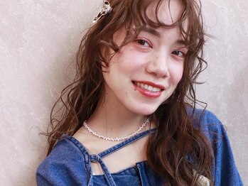 シア 綾瀬店(SHEER)の写真/《綾瀬駅3分》顔周りのカットで小顔効果◎朝のスタイリングも簡単♪ダウン・アップスタイルどちらも可愛く