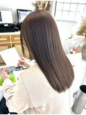 【透明感カラー】×【髪質改善トリートメント】
