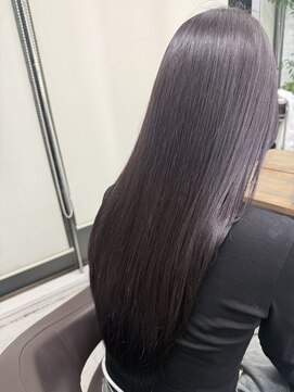 アルファタッチ 静岡店(alpha touch) ブリーチなしラベンダーカラー