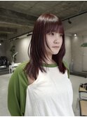 レディース アプリコットオレンジ/ウェーブショート［新潟］