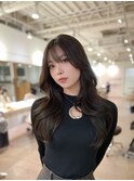 大人可愛い20代30代40代インナーカラー小顔ウルフレイヤーボブ