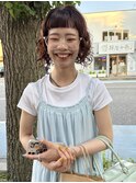 個性派パーマスタイル