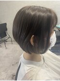 丸みショートボブ