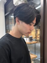 ニュアンスパーマ/フェザー/スパイキーショート/表参道/men's