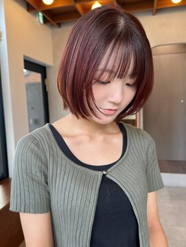 ロンド ボーイ 表参道(Lond BOY) くびれヘア/アプリコットオレンジ/ハイライトカラー/レイヤー