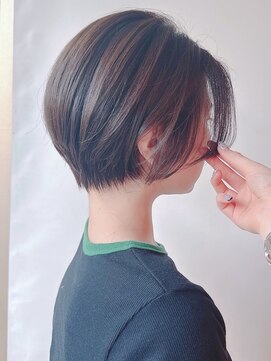 モリオフロムロンドン 原宿本店(morio from London) 【morio 原宿】ショートボブ　透明感カラー