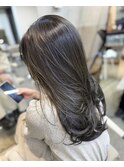 透明感カラーレイヤーカット前髪カット小顔カット顔周りカット