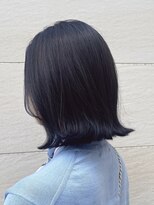 スタイル 成城学園前(STYLE) ぱつっとボブ×ブルーブラック