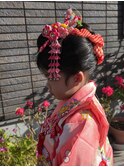 七五三　日本髪