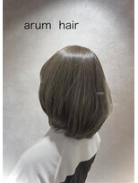 アルム(arum)&nbsp;柔らかくまとまるナチュラルボブ