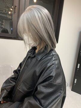 ペレ 原宿(PELE) 着物ヘア/大人ガーリー/ダークアッシュ/似合わせカット/原宿