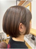 マッシュショート×スモーキーカラー