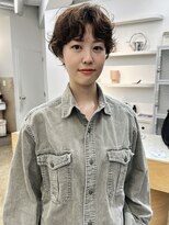 ユー(yew)&nbsp;ショートヘア/ニュアンスパーマ/前髪パーマ/ルーズパーマ