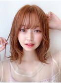Say.外ハネボブレイヤーピンクベージュローズブラウンイメチェン