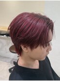 赤だけど馴染むチェリーレッドカラー